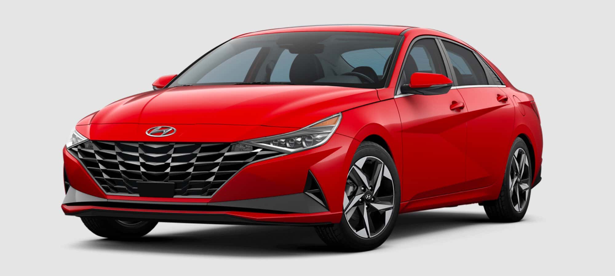 Hyundai Elantra 2021 احمر